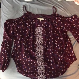 Cut out shoulder top